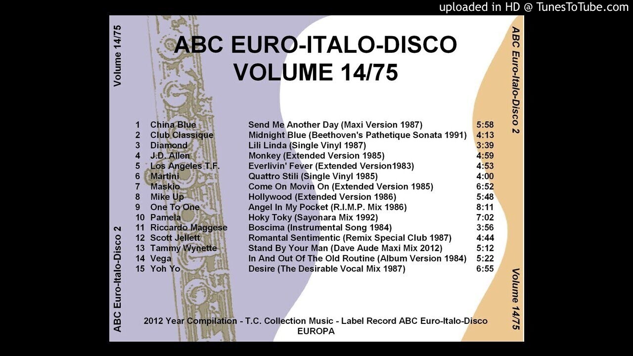 Грузинская песня итало диско. Va Italo & Euro Disco. ABC Euro Italo Disco 102. The Italo Disco collection Vol.1 1989. Va - Italo Disco collection Vol.01-Vol.38 (1985-1988).