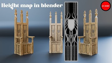 Blender, how to create height maps?