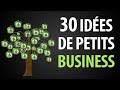 30 Idées de Petits Business Rentables avec Peu d