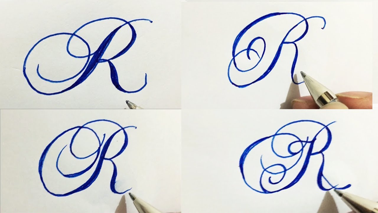 Stylish alphabets calligraphy | Letter R in calligraphy | alphabet R in ...