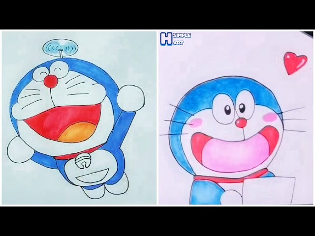 Vẽ Doremon Đơn Giản | How To Draw Doraemon - Youtube