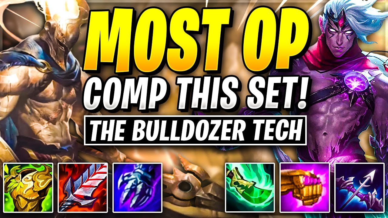 EPIC BULLDOZER TECH - PLAY THIS TO CLIMB | TFT SET 5 BEST COMP 11.13B PATCH (Teamfight Tactics)