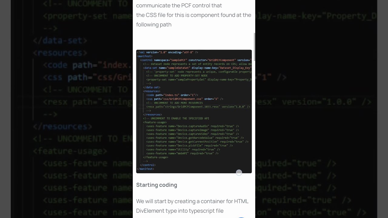 How To Build And Test The PCF Controls