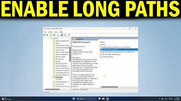 How To Enable or Disable win32 Long Paths in Windows 11