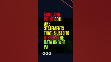 echo vs print in php #youtubeshorts #viral