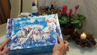 НОВОГОДНИЙ ДЕКУПАЖ. НОВОГОДНИЙ ДЕКУПАЖ.