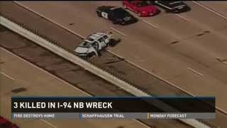 3 dead in car crash, several injured in I 94 crash in Minneapolis