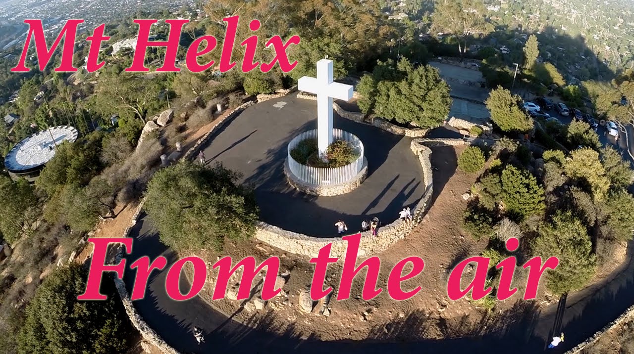 Mt. Helix from the air - YouTube