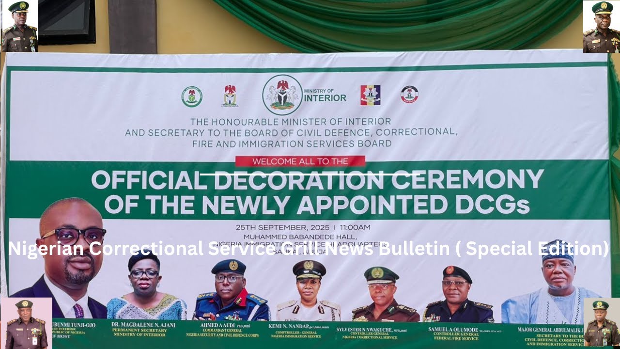 GRILL NEWS BULLETIN  ( SPECIAL EDITION ON DECORATION OF NEWLY APPOINTED DCGs )