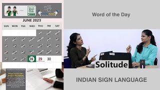 Solitude (Noun)  Word of the Day for June 28th