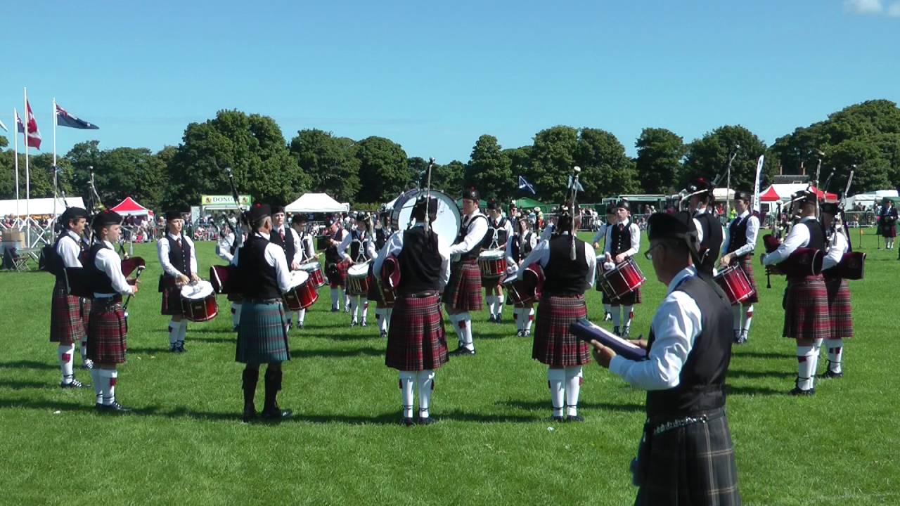 2016 North Berwick Pipe Band Championships Watsons College