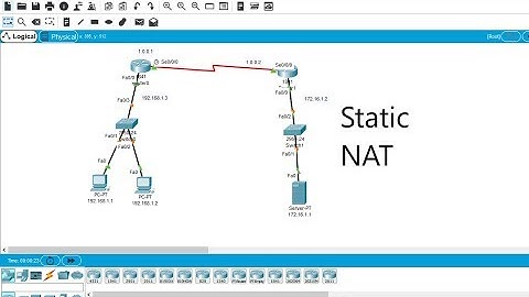 Static  NAT Configuration in in Cisco Packet Tracer 2019