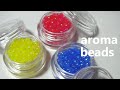 香りのビーズ作成　Making scented aroma beads