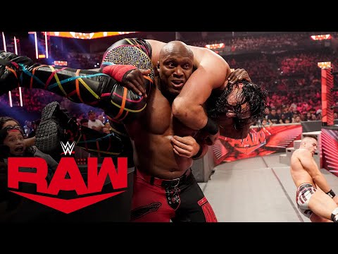Bobby Lashley & Riddle vs. Seth “Freakin” Rollins & Theory: Raw, July 11, 2022