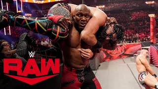 Bobby Lashley & Riddle vs. Seth “Freakin” Rollins & Theory: Raw, July 11, 2022
