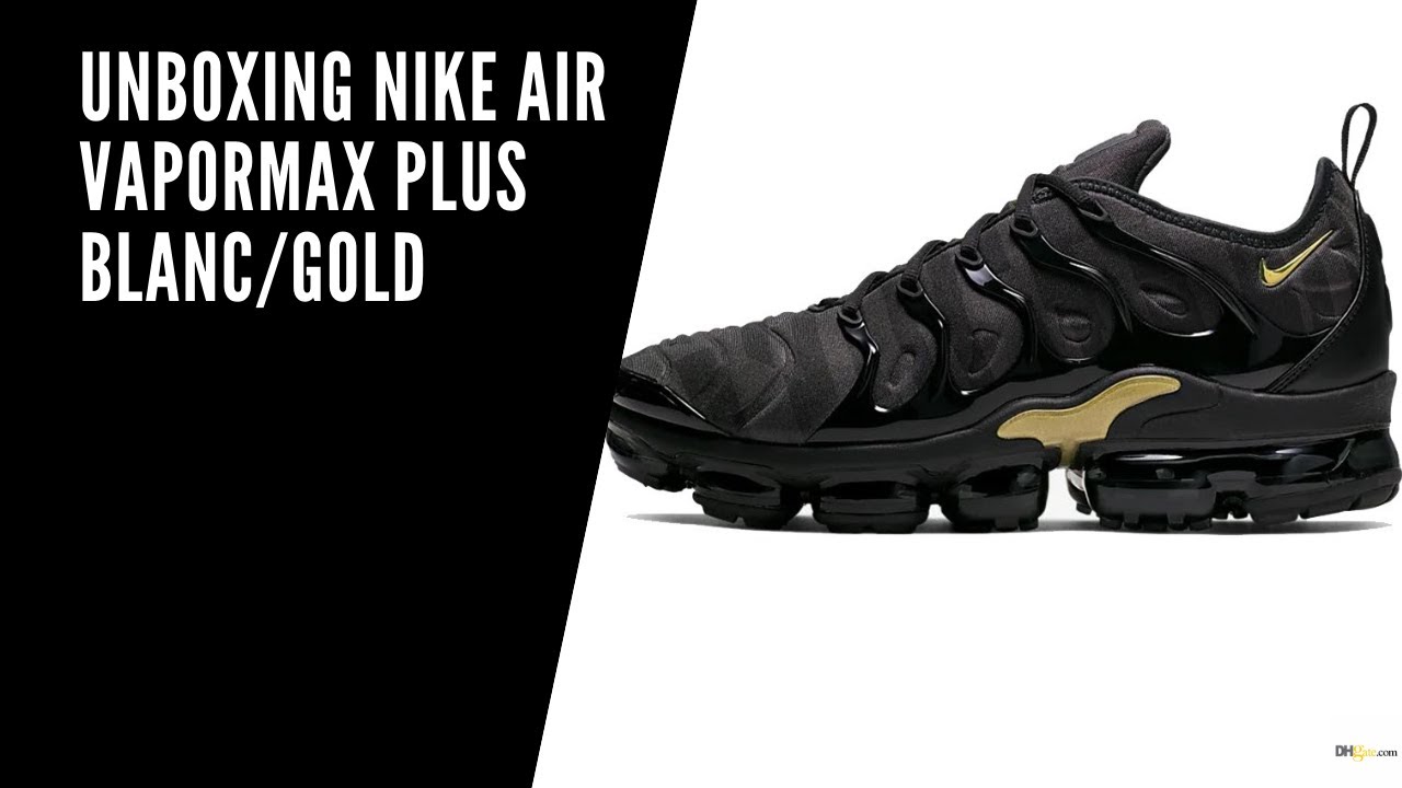 vapormax plus black gold