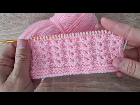 Kahve Çekirdeği Örgü Modeli Yapımı / Kahve Çatlağı Örgü Modeli Easy Crochet Knitting Pattern