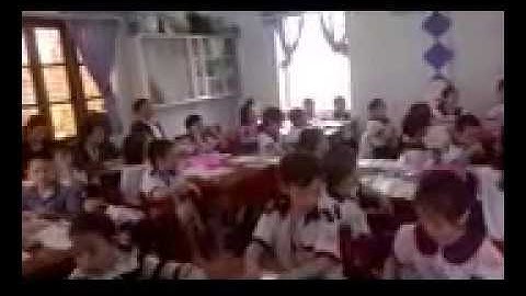 Tiết dạy Tiếng Anh Cô giáo Nguyễn Thị Thu - trường TH số 2 Ba Đồn