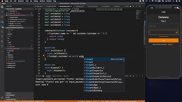 Flutter complet login (Part 3, Frontend)