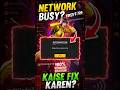 Free Fire Network Busy Please Retry Problem Solve | How To Fix Free Fire Network Busy Problem Today