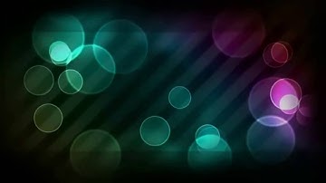 Yellow Blue Purple Circle Bokeh Background Motion Video Loops HD