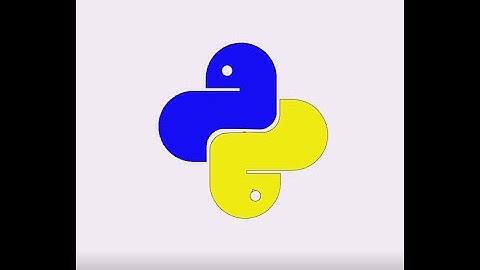 Drawing "Python logo" using Python turtle in android phone 🤙