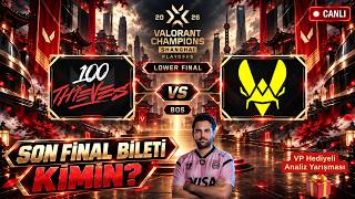🔴 KAYBEDENLER FİNALİ HEYECANI! 100T vs VIT Bo5 - Gün 17 #ChampsCostream