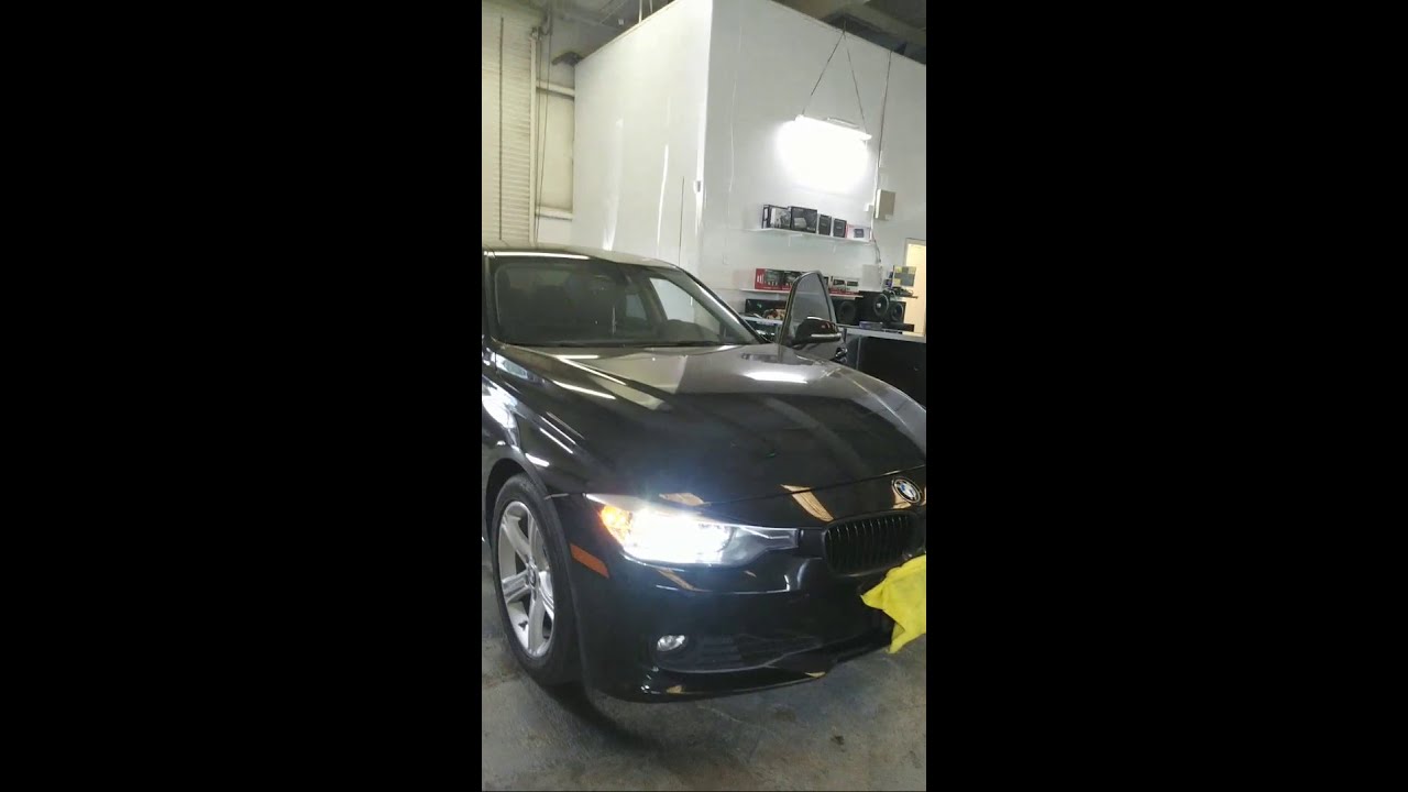 2014 BMW 328i LED Head Light - YouTube