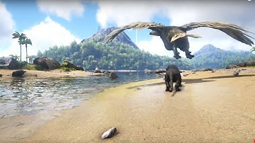 HOW BIG IS THE MAP in Ark: Survival Evolved? Run Across the Map