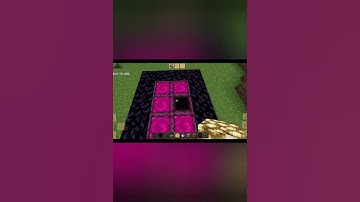 |Fallen Nether Portal In Crafting and Building |#minecraft #craftingandbuilding