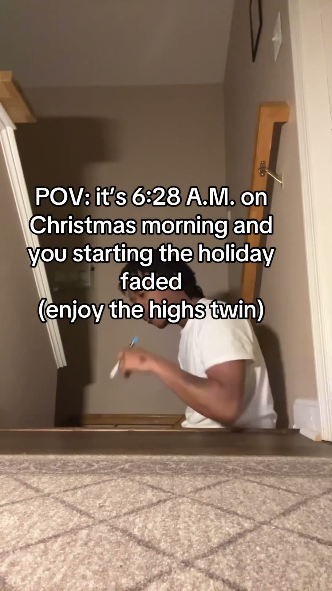 When you up early on Christmas with prvnci