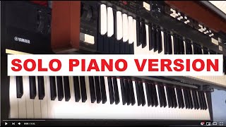 MADNESS. &quot;THE SUN &amp; THE RAIN&quot;. (THE MOST ACCURATE 1983 VERSION) LIVE SOLO PIANO COVER.