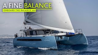 Balance 482: check out some bright ideas aboard this modern performance bluewater cat