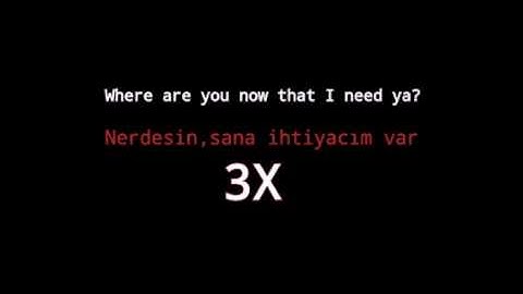 Justin Bieber-Where Are Ü Now lyrics türkçe çeviri