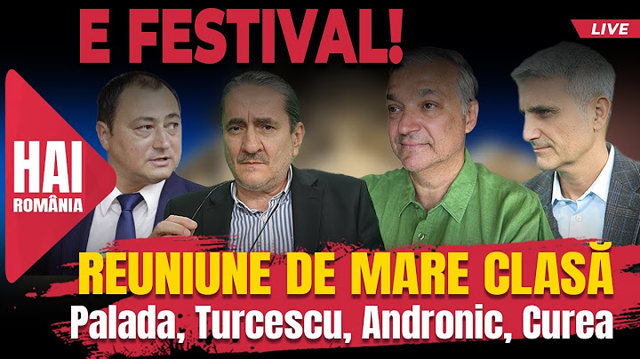 Reuniune de mare clasă. Hai LIVE cu Turcescu