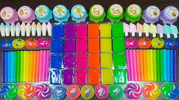 RAINBOW SLIME ! MIXING ALL MY STORE BOUGHT SLIME ! RELAXING SLIME VIDEO ! ALEX SLIME