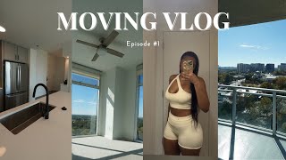 MOVING VLOG | MOVING INTO MY LUXURY CONDO + EMPTY HOME TOUR + ATL LIVING