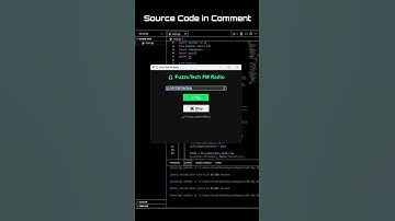 🎧 FM Radio App in Python GUI 💻🔥 | #python #radio #gui #fuzzutech #viral #shorts #pythonprojects