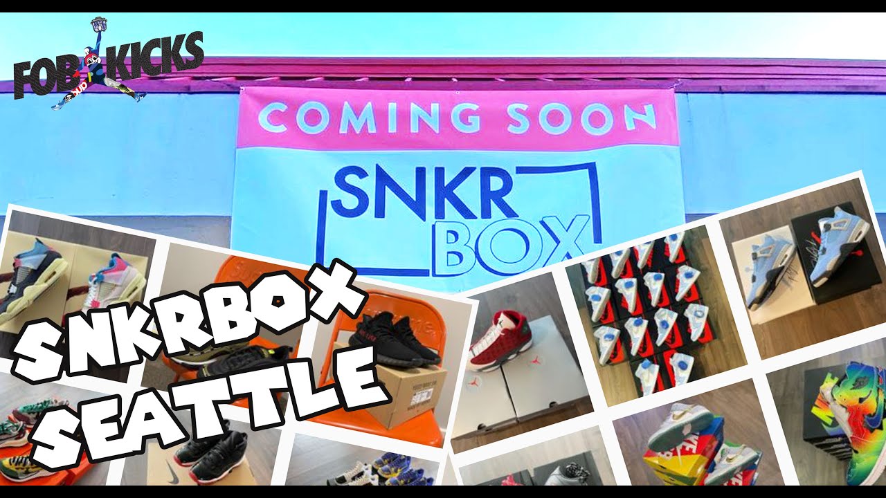 BEST CONSIGNMENT STORE in SEATTLE Trip to SNKRBOX (sort of) YouTube