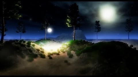 Unity 5 (Speed Level Design) - Alien Light in Forest