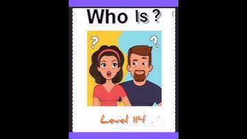 #Tricky #Puzzle #Who is? Level 114 "Put them in order"