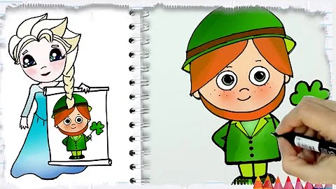 How To Draw A Cartoon Leprechaun easy