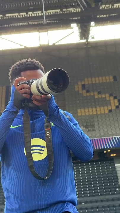 Camera man Ansu Fati 😁 #football #championsleague #highlights #fcbarcelona #soccer
