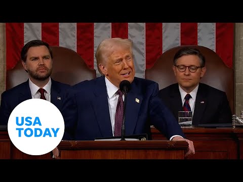 Trump says US is just getting started in joint session address