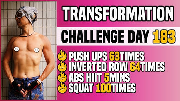 Push-ups, Abs, Squat, Inverted Row. At Home No Gym Exercise. Fitness Record.【2020/11/14】