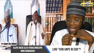 ALAYE IRUJU ALFA FARUQ ONIKIJIPA NINU RAMADAAN LORI 