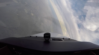 Cessna 172SP Fully Developed Spin Recovery Training Full HD ATC Audio