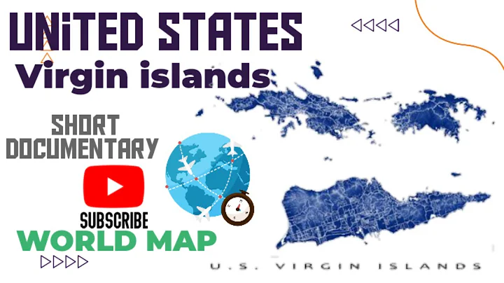 United States Virgin Islands, US Overseas Territories, Map of US Virgin Islands, World Map Series