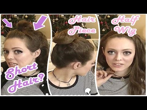 How To Hairpieces On Short Hair Youtube