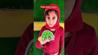 Animal Finger Puppets youtubeshorts school youtube puppets funlearning